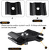 18 Pcs Gridwall Joining Clips Black Wire Grid Panel Connector Grid Panel Joiner Connectors Grid Wall Clamps Grid Connectors for Wall Grid Panels (18) by Tcevily