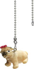 OMYZERO 12inches Mini Lovely Dog Pendant Ceiling Light Fan Pull Chain Extender with