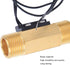 YWBL-WH Water Flow Hall Effect Sensor Switch with 1/2-inch Interface for Electromagnetic Flowmeter Brass Accessory