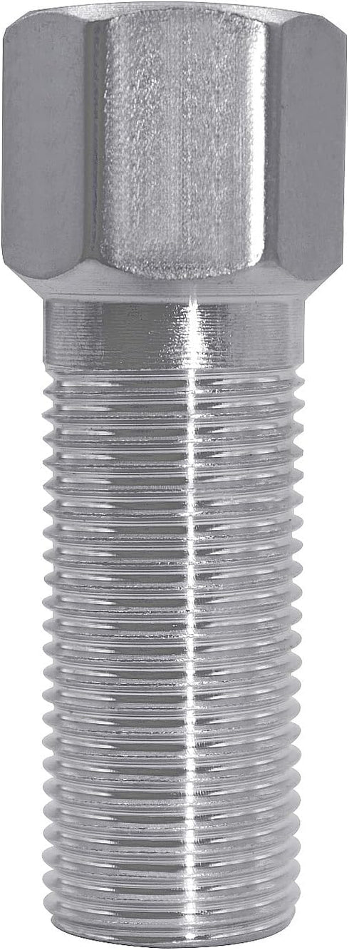 Beduan 1/2" Female to 1/2" Male Extension Pipe Nipple Connector, Stainless Steel Adapter 3.94" Length (100 mm)