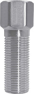 Beduan 1/2" Female to 1/2" Male Extension Pipe Nipple Connector, Stainless Steel Adapter 3.94" Length (100 mm)