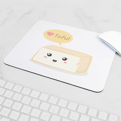 CafePress Kawaii Tofu Mousepad - Non-Slip Rubber Gaming Mousepad
