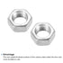 PATIKIL M8 1.0 30 Pack 6mm x Steel Hex Nuts, Metric Thread Zinc Plated Finished Hardware Nuts Screw Bolt Fasteners