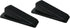 Shepherd Hardware 8934E Heavy Duty Rubber Door Wedge, Black, 2 Pack