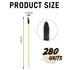 Honoson 100 Pack Sanding Sticks, Fine Detailing Sanding Twigs for Plastic Models Wood Hobby, 280 Grit
