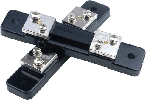 Antrader 2-Pack 50A 75mV DC Current Measuring Shunt Resistor for Analogue Digital Meter