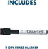 Quartet Magnetic Weekly Planner Dry Erase Board, 11" x 17", Small White Board for Fridge