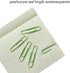 HAHIYO Large Green Paper Clips, 2 Inches Vinyl Coated, Sturdy for Bookmarking, Organizing Home Office, 80 Pack