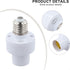 Generic 360-Degree Bulb E27 110-220V Infrared Motion Sensor Smart Socket Switch for Lamps, Wide Voltage Compatible