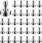 BTLIN Mini Strong Fridge Magnets, 32 Pack Magnetic Push Pins for Kitchen Refrigerator, Whiteboard & Office