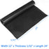 WochiTV Solid Rubber Sheets, 12" Wide x 1/32" Thick x 24" Long Neoprene Strips for DIY Gasket Material