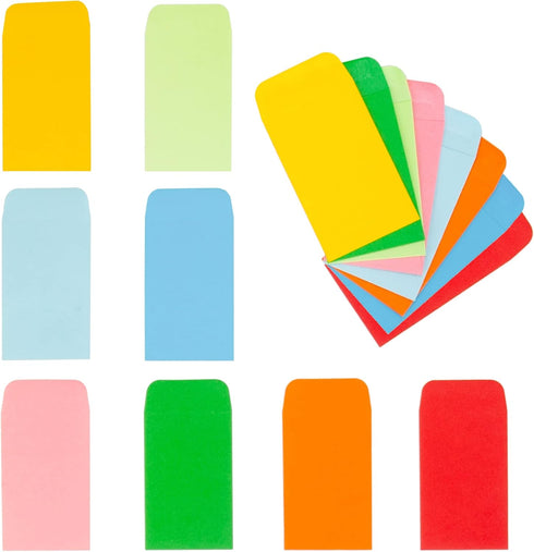 ESSENTIAL #1 200 Piece Coin Envelopes, 2.25" x 3.5", Gummed Flap for Home and Office Use