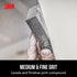 3M 2-5/8 3-3/4 (9095DC-NA) Drywall Sanding Sponge, Fine/Medium Grits, Dual Grit Block, Medium Grit to Remove, Fine Grit