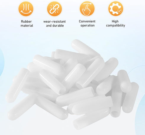 shiguan 1/4" White150 Screw Thread Protectors for Storm Hurricane Shutters Bolts, Hurrican Window Shutter Bolt End Cap