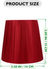 5.90X5.51X4.33In Uonlytech Cloth Lampshade Small Decorative Lamp Cover for Floor and Table Lamps Elegant Fabric Shade