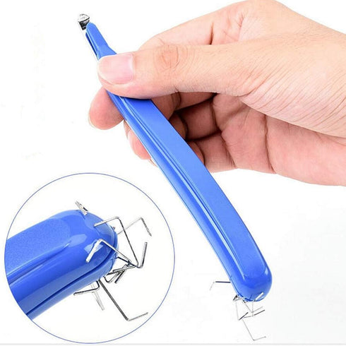 ZZTX 6 PCS Professional Magnetic Staple Remover, Puller Tool for School Office Home, 5 Colors