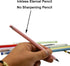 Maydahui 12PCS Everlasting Pencil, Inkless Eternal Pencil with Eraser, Magic Pencil with 12 Replaceable Nibs