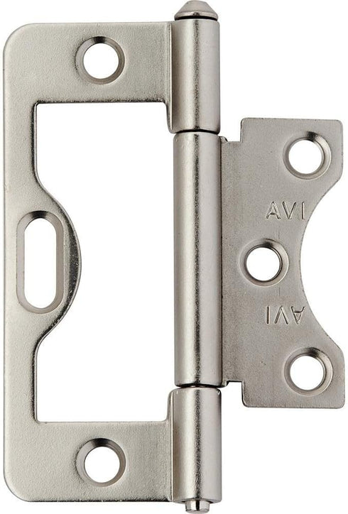 3" Inset Rockler Non-Mortise Butt Hinges - Heavy-Duty Hinges for Shutters, Cabinets & Interior Doors - Removable Pin