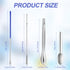 4pcs Cap Filling Machine Kit, Encapsulation Kit Includes U-Shaped Spatula Small Spoons Fine Particles Tamper Gelcap Filler for Medication and Supplements