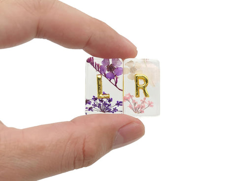 ASVP Shop X-Ray Markers Flower Resin with Lead Letters, includes Adhesive Strips, Extra Strength, Reusable & Washable