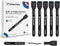 maxtek Magnetic Black Dry Erase Markers, 6 Count Fine Tip Whiteboard Markers