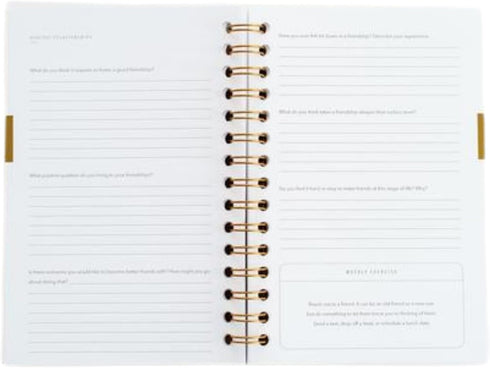 Promptly Journals A Self-Love Journal: 52 Weeks of Affirmation (Wildflower, Linen/Leatherette) | Stress Relief Journal