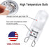 G9 Bulb, 10 Pack G9 40W Bulbs, G9 120V 40W, G9 Dimmable 2800K, G9 Bulb 40 Vinaco Frosted Halogen Light High Brightness