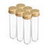 PATIKIL 30ml Plastic Test Tubes with Screw Caps, 6Pcs, 109x24mm for Lab Use and Candy Storage