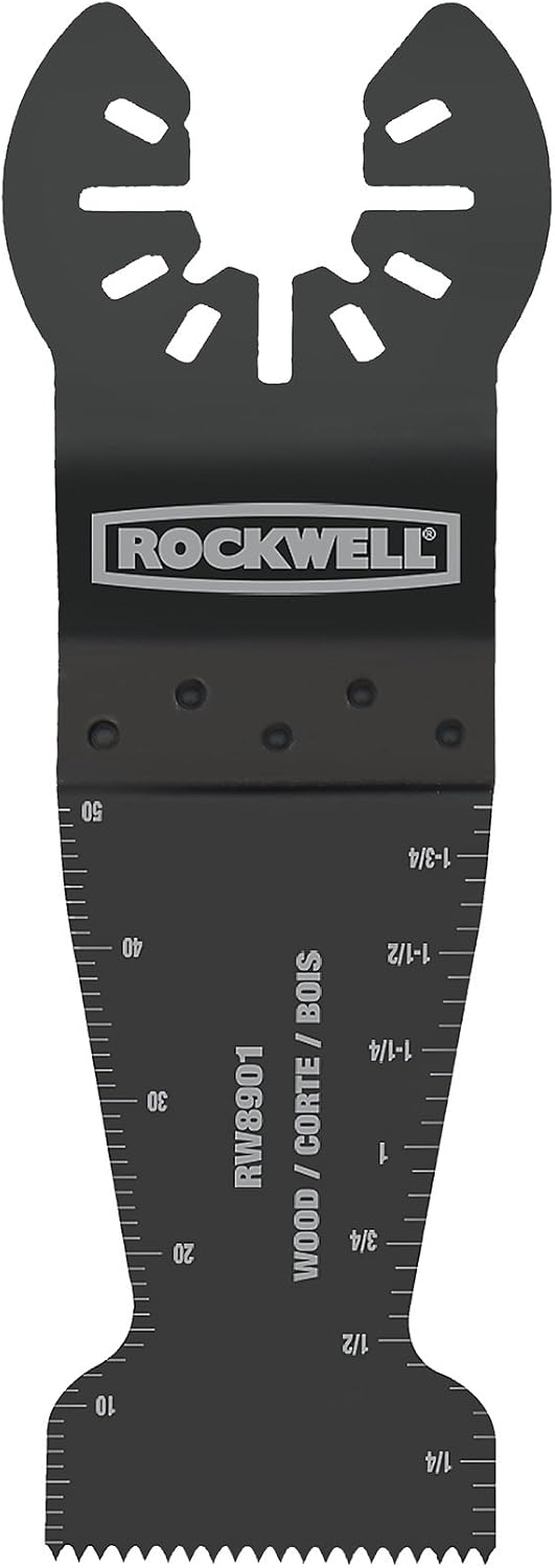 Rockwell RW8901.3 Sonicrafter Oscillating Multitool - Wood End Cut Blade (3-Pack), 1-3/8"
