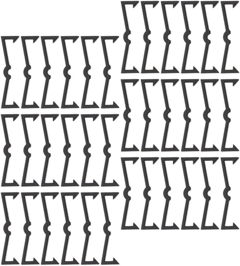 BESTOYARD 100pcs Pegboard Hook Clips Pegboard Clip Locks Peg Hook Stoppers for