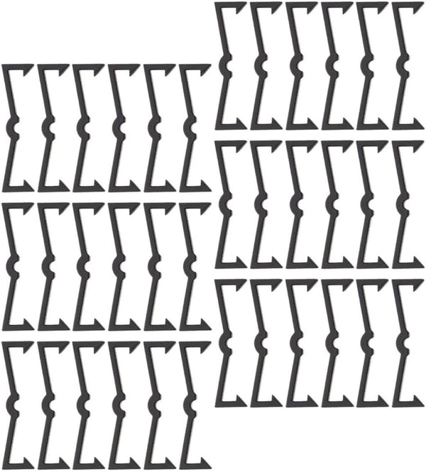 BESTOYARD 100pcs Pegboard Hook Clips Pegboard Clip Locks Peg Hook Stoppers for