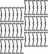 BESTOYARD 100pcs Pegboard Hook Clips Pegboard Clip Locks Peg Hook Stoppers for