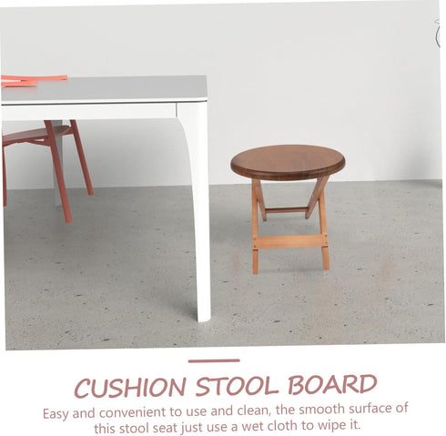 Round Wooden Stool Replacement Seat - Durable Seating Part Kit