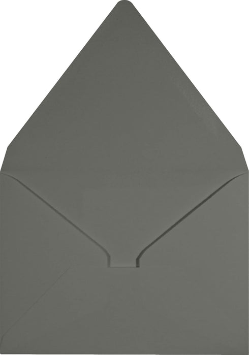 LUXPaper A2 Contour Flap Invitation Envelopes | 4 3/8" x 5 3/4" | Smoke Gray | 80lb. Text | 50 Qty by LUXPaper