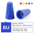1000 Pcs Blue Wire Connector Nuts, Insulating Insert Twist Electrical Connectors for Quick Connection