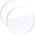 Zonon 2 12 Inch Round Acrylic Sheet Clear Cake Acrylic Disc Sheet 1/16" Thick Transparent Circle Disc for DIY Cake