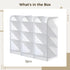 Generic 3-Piece Set 3 Desk Organizer With Tilted Storage, Clear Plastic Makeup Brush & Art Supply Holder