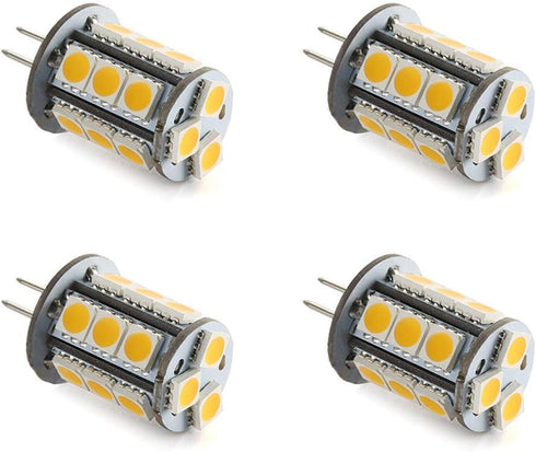 T3 G4 Bi-pin LED Light Bulb 12VAC/DC Low Voltage 3W Warm White 2700K-3000K for Outdoor Landscape Lighting