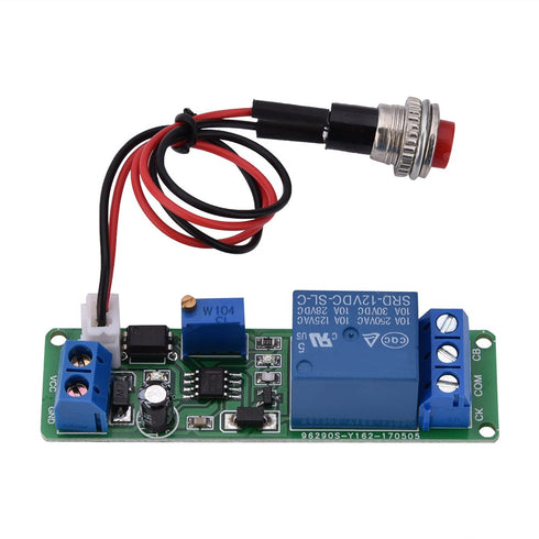 Timer Relay Module, DC 12V Adjustable Timer Delay Turn Off Module Timing Relay Time Switch 1~10sec