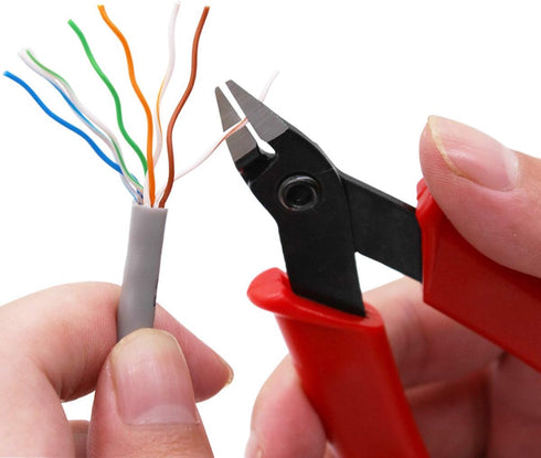 Flush Cutter, Wire Cutters, BS-8109 Soft Wire Cutter Pliers, Precision Micro Cutter for Electronics and Jewelry