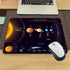 Outer Space Gaming Mouse Pad, Solar System Print, Non-Slip Rubber Mouse Pad for Computers, 9.5 x 7.9 Inch