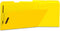 Universal 13528 Deluxe Reinforced Top Tab Folders, 2 Fasteners, 1/3 Tab, Legal, Yellow (Box of 50) by Universal One