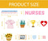 Joffetii 79Pcs Set School Nurse Bulletin Board Decorations Welcome Back to School Classroom Decorations Kit Nurse