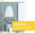 Flat Mouth Plastic Lampshade Replacement for Table and Floor Lamps Durable Clear Plastic Lamp Shade Cover for Home
