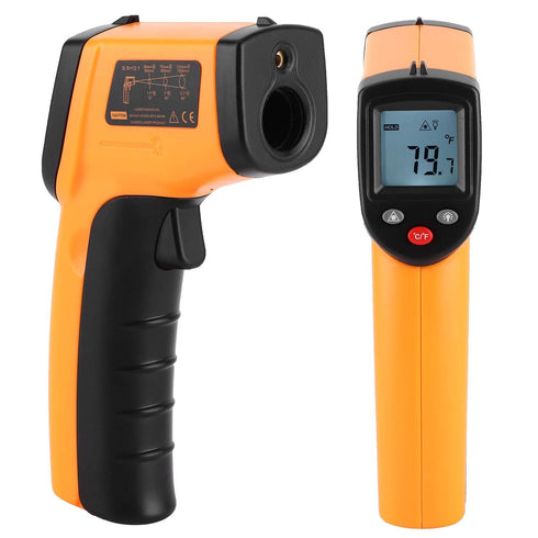Lafey GM320-50-400 deg Industrial Infrared Thermometer, Handheld Non-Contact Temperature with LCD Display