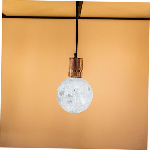 3d Plastic Lamp Cover Printed Moon Lamp Shade for Wall Floor and Table Lighting