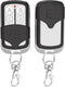 2 Pcs Universal Garage Door Opener Remote Keychain, 4-Button Programmable Compatible with Liftmaster