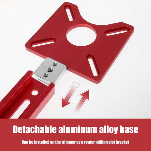 Abizarch 4 1Aluminum Trimming Router Milling Groove Bracket, in Alloy Router Circle Milling Guide Multifunctional