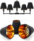 6Pcs Bulbs, 3.54" 5.9" 4.72" Set 6 Chandelier Shade for Candelabra Clip Mount Shade, X X Small Lamp Shades