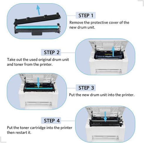 MxVol Compatible Drum Unit Replacement for HP 19A CF219A Imaging Drum, Yields Up to 12,000 Pages for Laserjet Pro